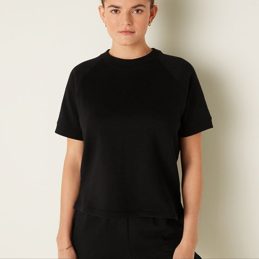 Victoria's Secret PINK Cropped Fleece Shirt